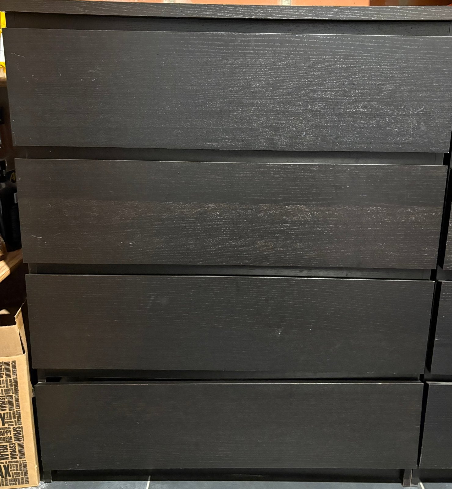 MALM Ladekast met 4 lades, Maison & Meubles, Armoires | Commodes, 3 ou 4 tiroirs, Enlèvement, Utilisé