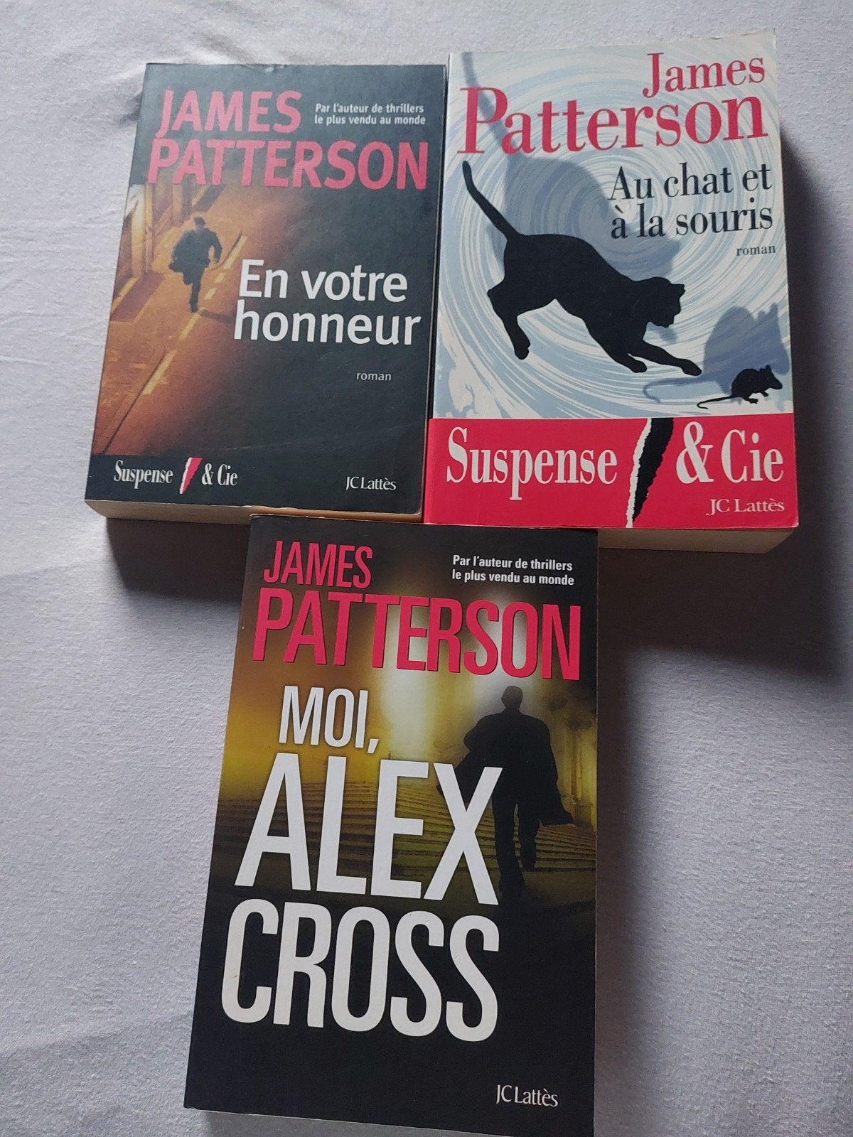 Lot de 3 livres de James Patterson, Livres, Enlèvement, Utilisé