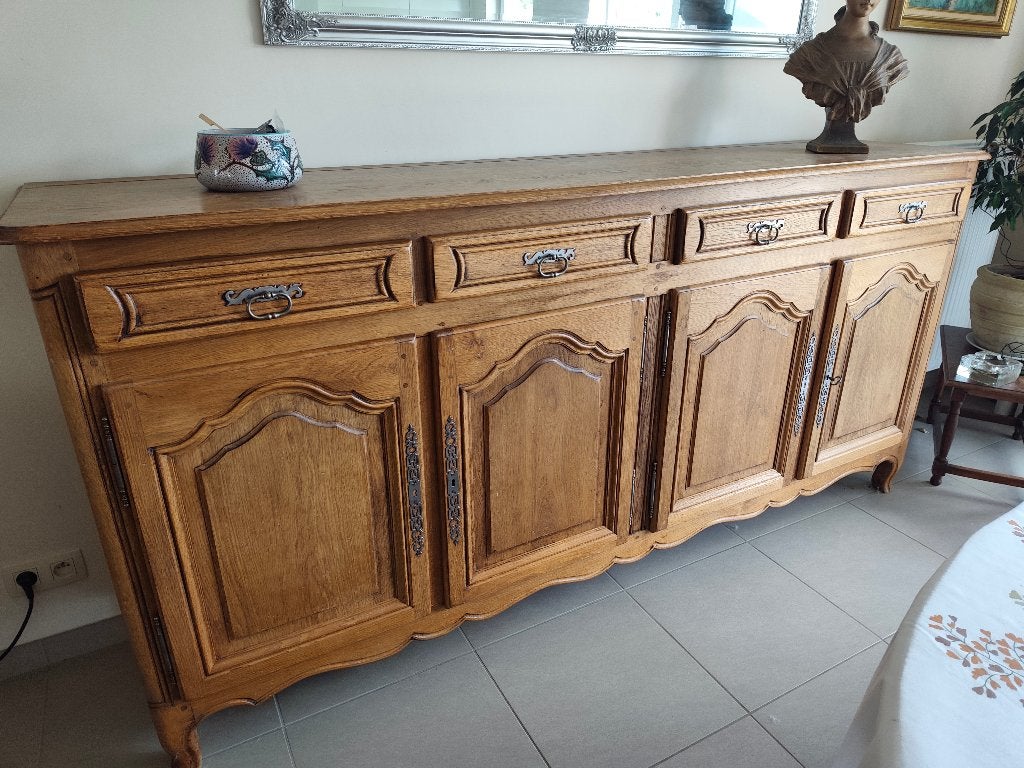 Volledig eikenhouten eetkamer, Huis en Inrichting, Complete eetkamers, Ophalen