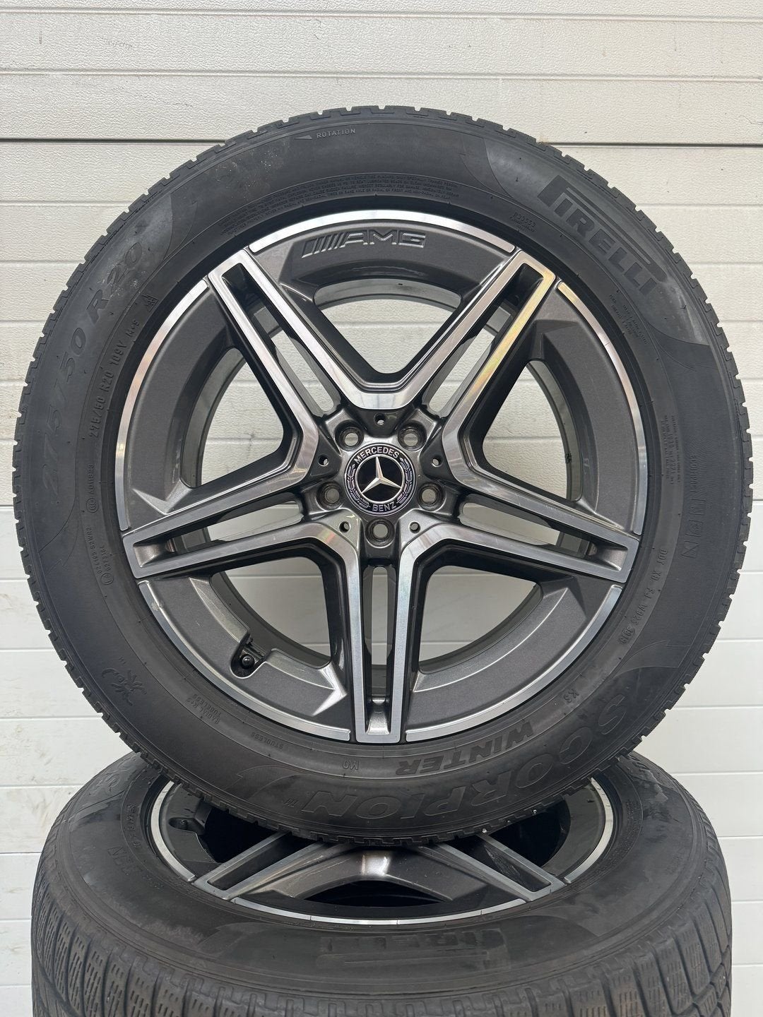 20’’MERCEDES GLE KLASSE VELGEN WINTERBANDEN ORIG AMG, Pneus et Jantes, Pneus hiver, Véhicule de tourisme, 275 mm