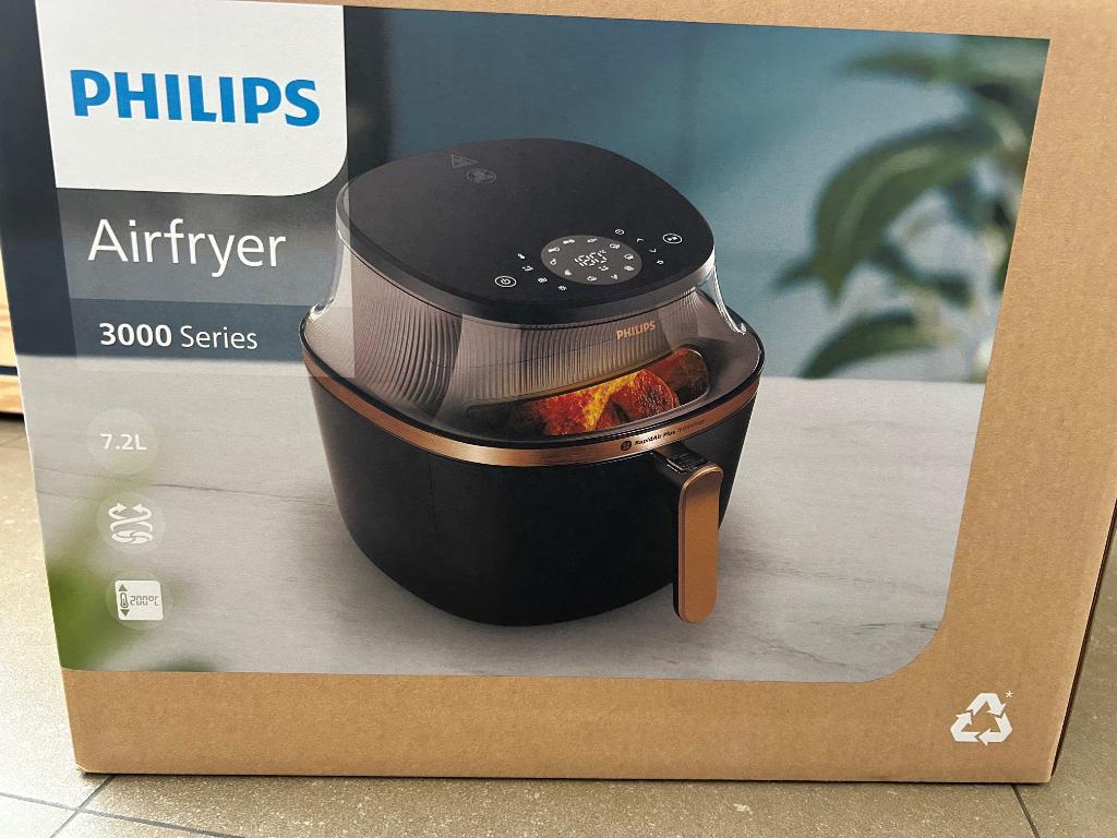 Airfryer Philips série 3000 neuf, Electroménager, Friteuses à air, Neuf, Friteuse à air, Enlèvement ou Envoi