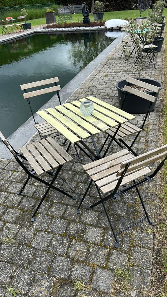 Bistrosetje, Tuin en Terras, Tuinsets en Loungesets, Ophalen, Zo goed als nieuw