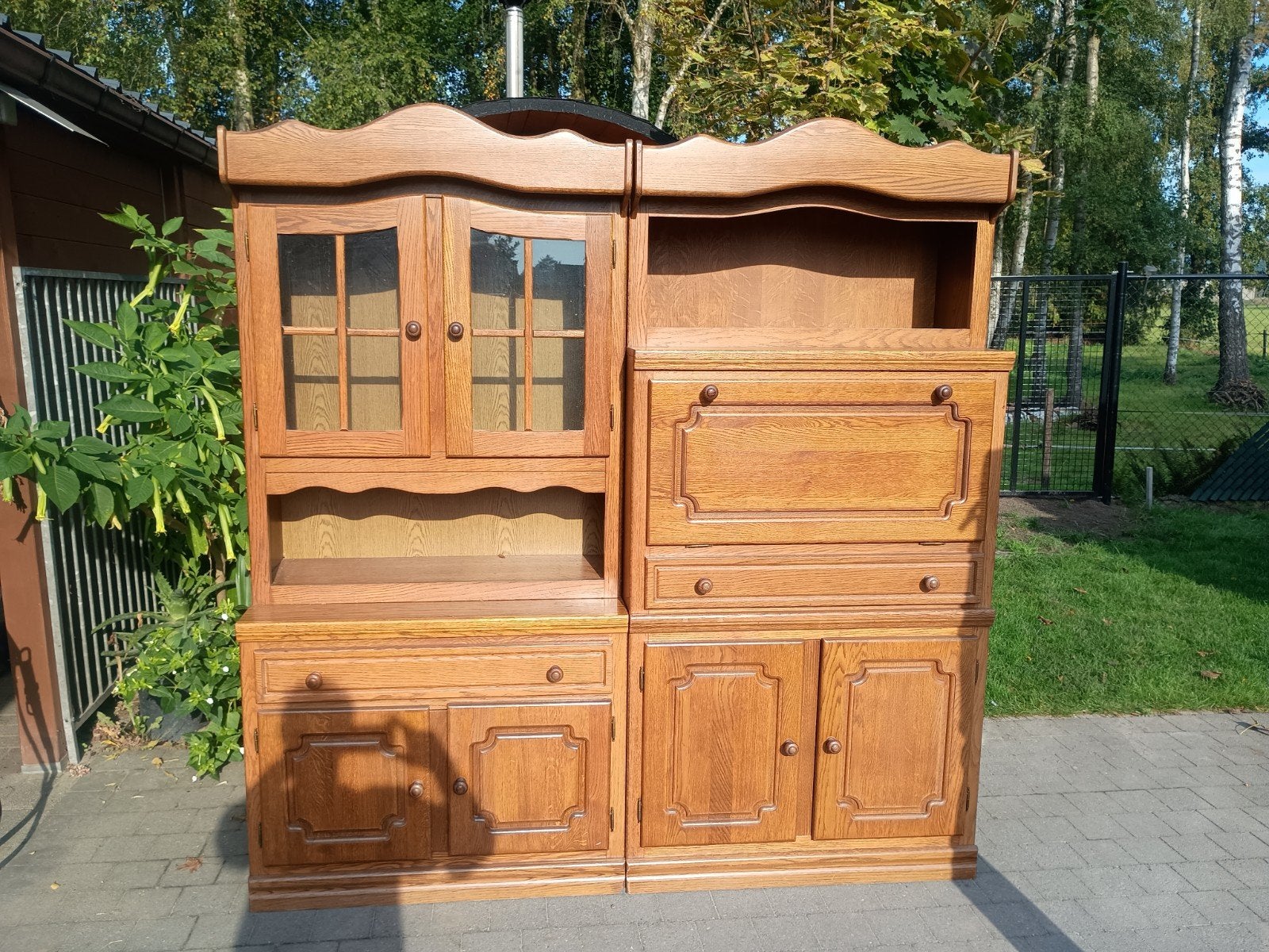 Eiken wandkast GRATIS, Huis en Inrichting, Ophalen