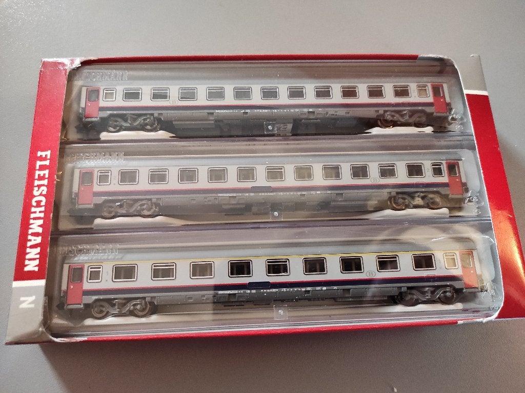 Fleischmann 814402 SNCB NMBS set 3 wagons échelle N, Enlèvement ou Envoi, Fleischmann