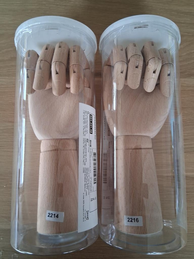 Handskalad decoration hand natural, Enlèvement