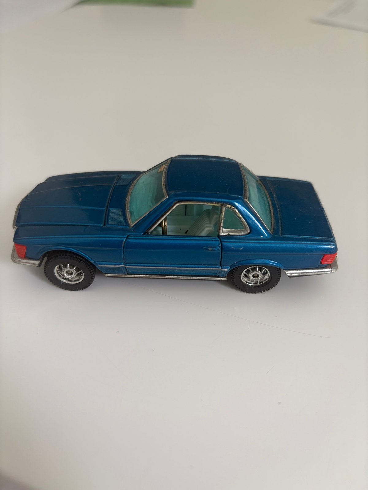 Corgy toys mercedes 350 SL bleu, Envoi, Utilisé