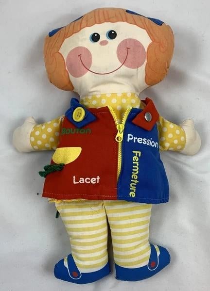 Playskool Dressy Bessy Pop Stoffen Pop Vintage 1983 Leren, Verzenden, Zo goed als nieuw, Overige typen
