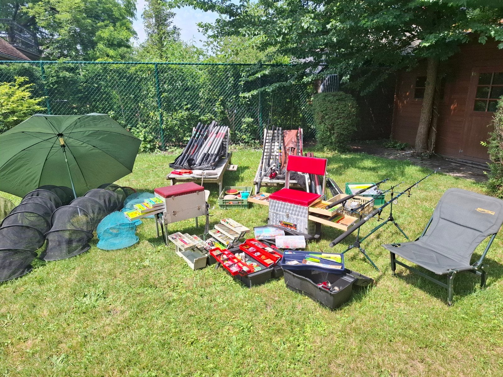 visgerief voledig lot, Ophalen
