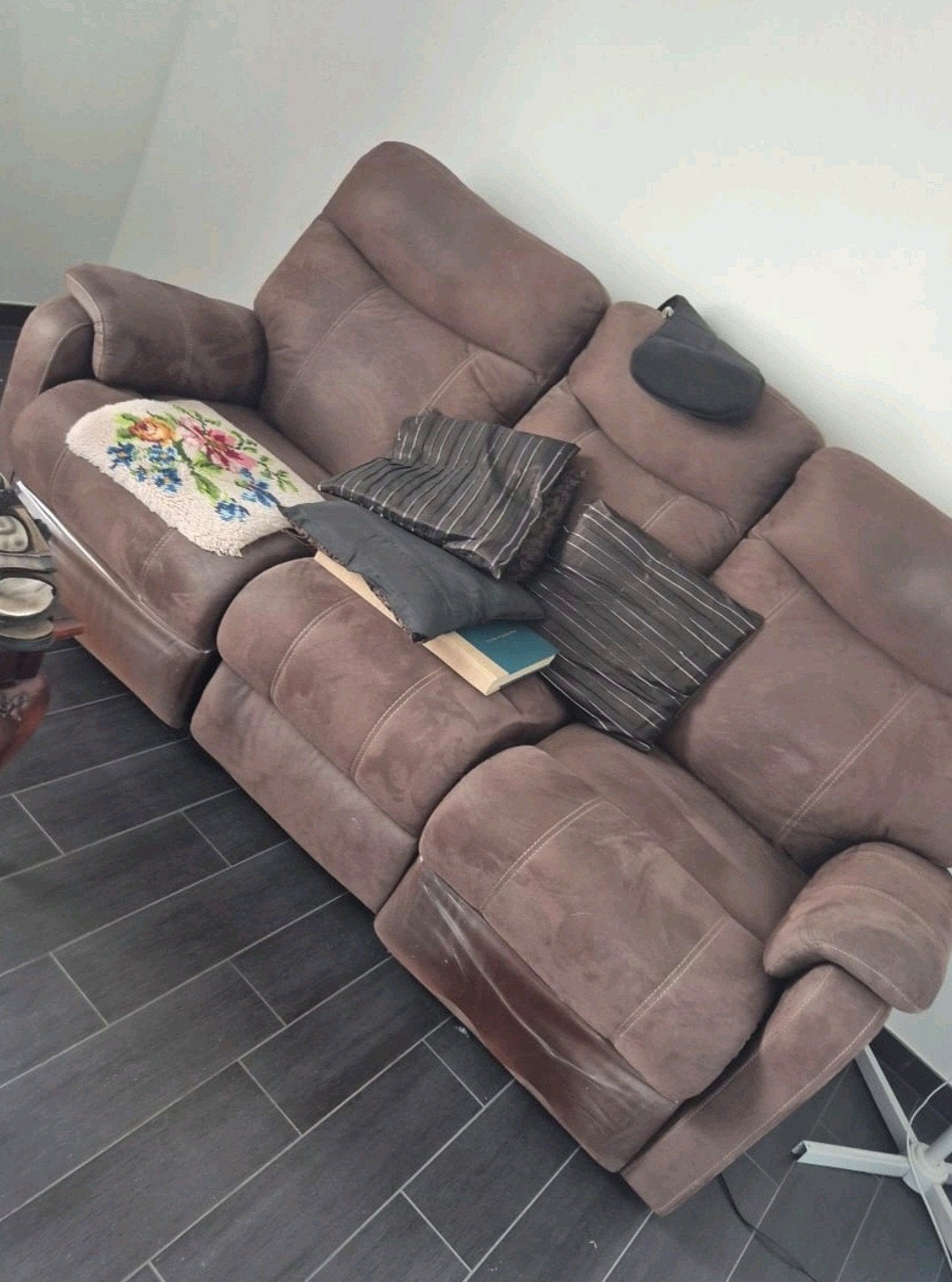 zetel electrisch en 4 stoelen, Huis en Inrichting, Ophalen