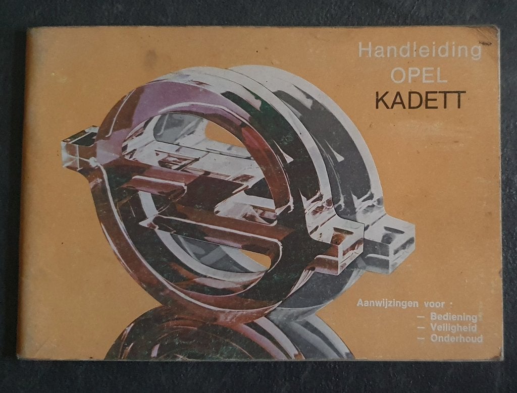 Opel kadett B. Handleiding, Verzenden, Gelezen, Opel