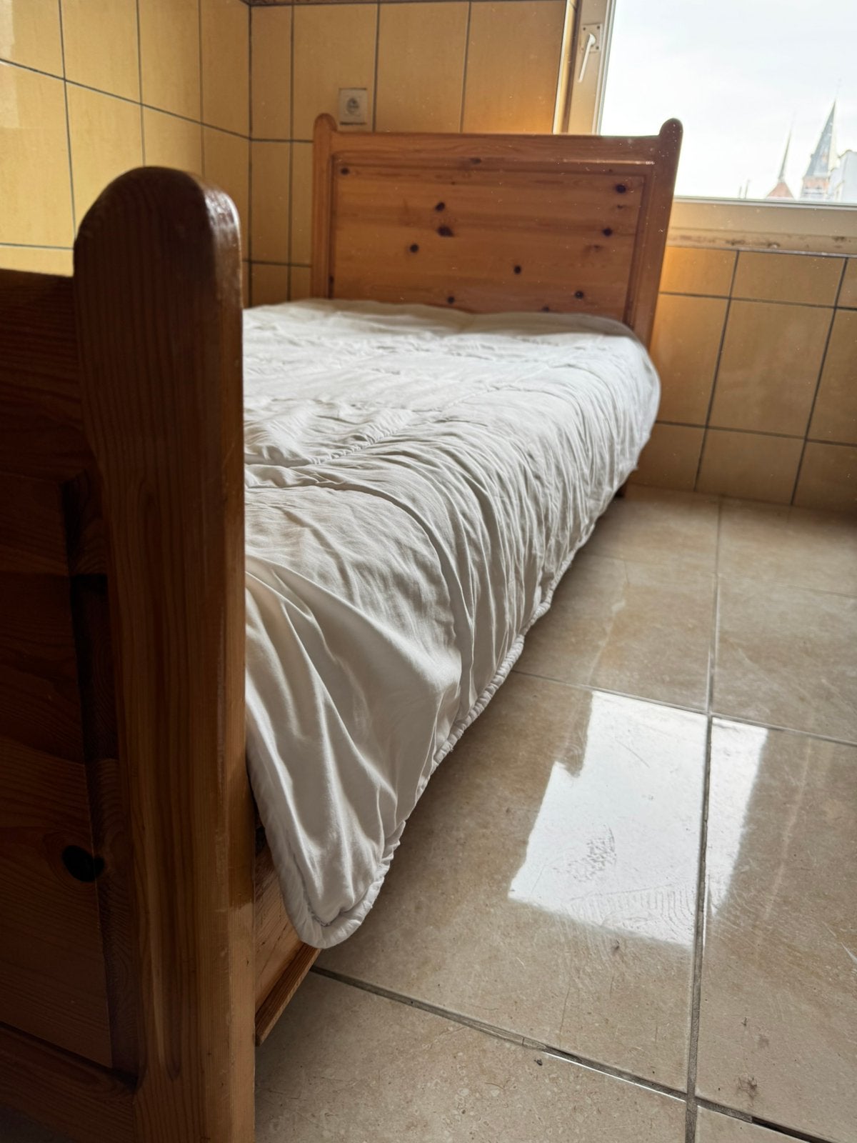 Eenpersoonsbed in goede staat, Huis en Inrichting, Ophalen, Gebruikt, Eenpersoons