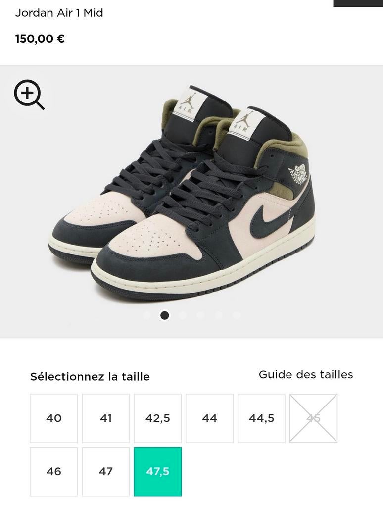 Air Jordan Authentique T47.5, Neuf, Nike air jordan