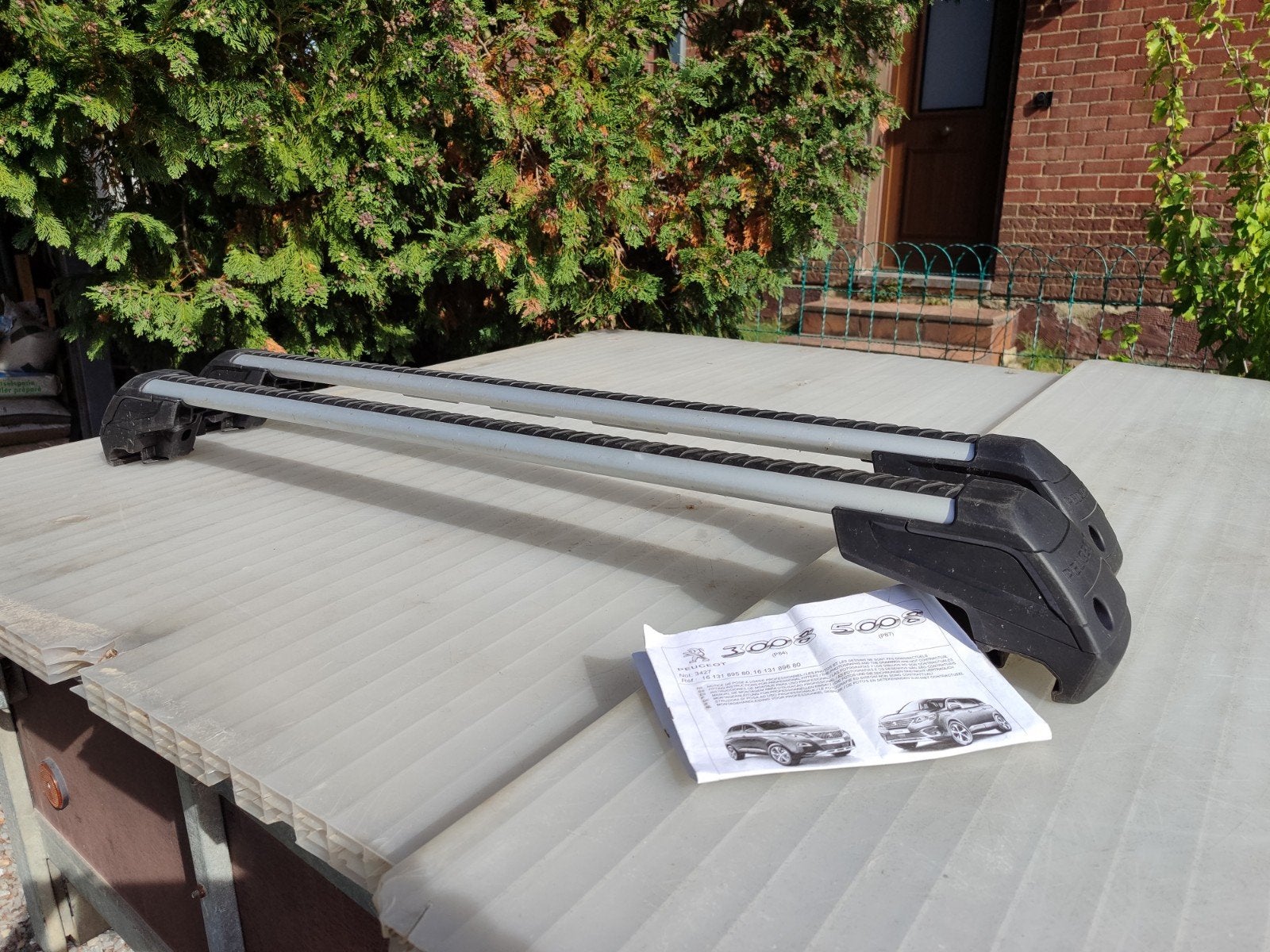 2 barres de toit PEUGEOT pour 3008 et 5008, Enlèvement, Utilisé
