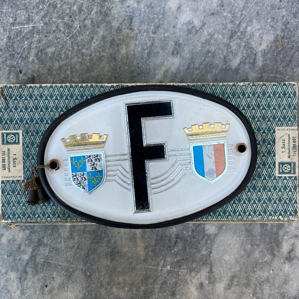 Panneau de signalisation VW Quillery Classic F, Enlèvement ou Envoi, Utilisé