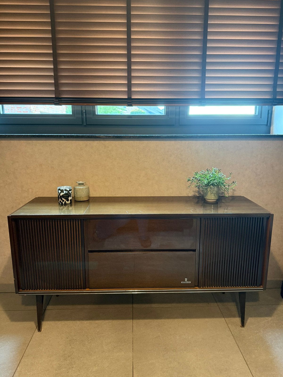 Vintage Grundig Hifi Dressoir Bergamo 8, Ophalen, Zo goed als nieuw