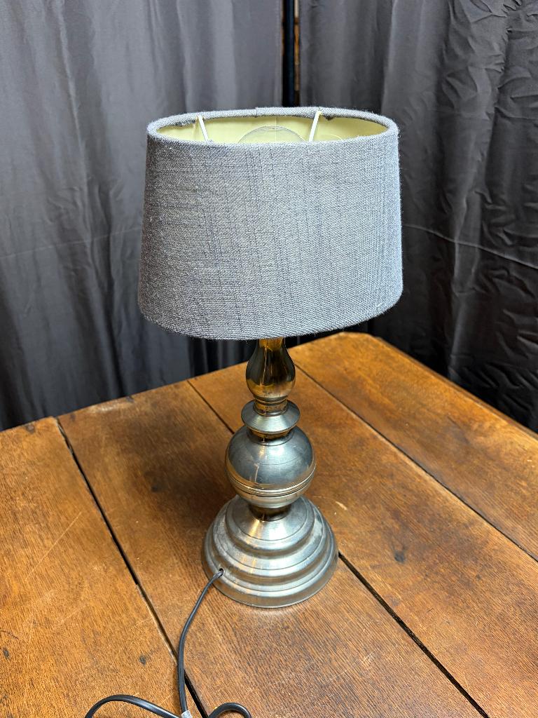 Originele Vintage Massive TafellampKlassiek(Gemerkt!), Enlèvement, Utilisé, Métal