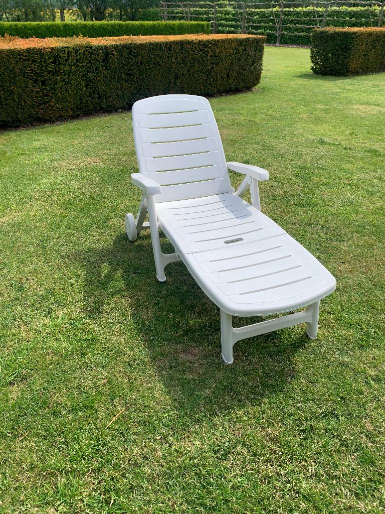 Ligzetel, Tuin en Terras, Ligbedden, Ophalen, Gebruikt, Plastic, Verstelbaar