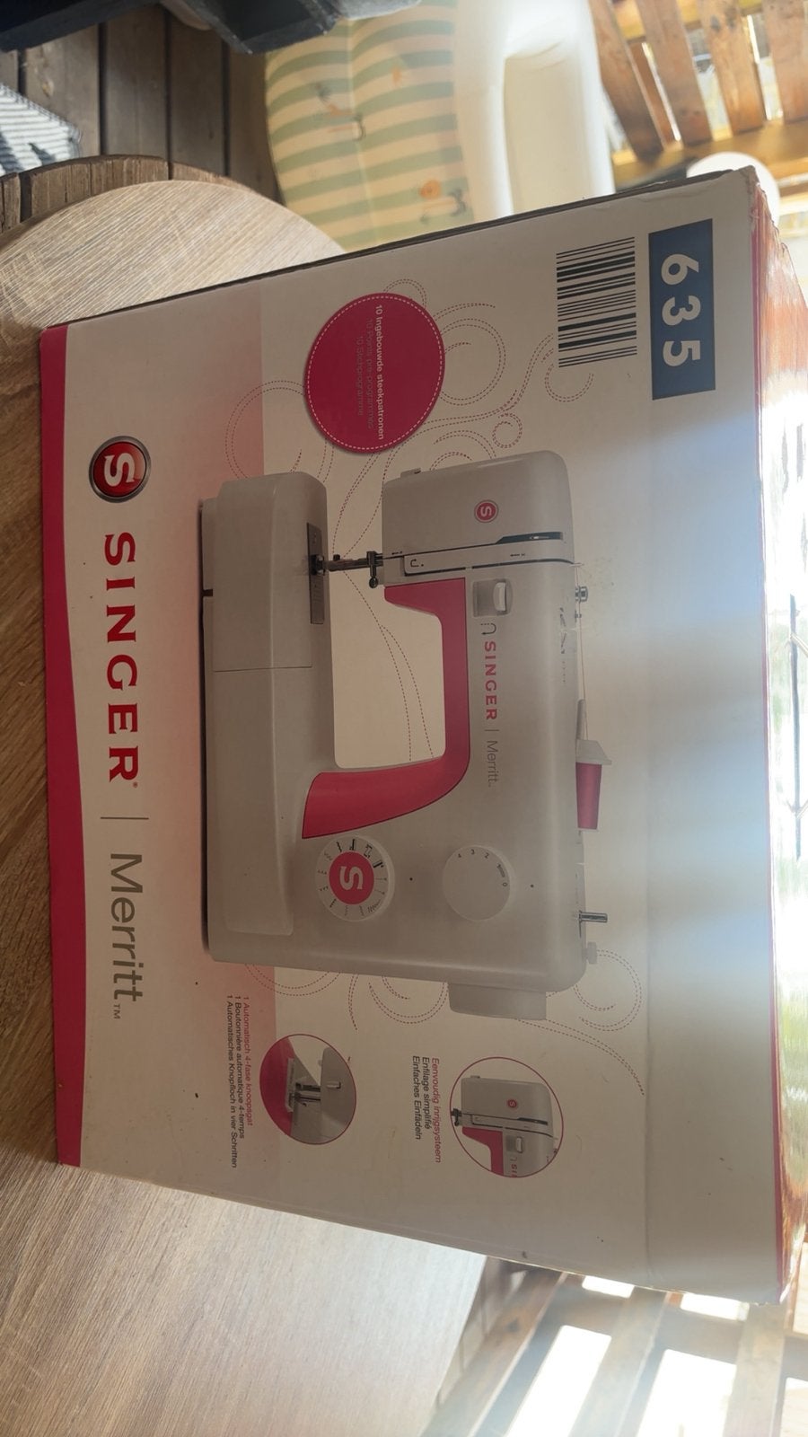 Singer Merritt 635 Naaimachine – Gloednieuw!, Hobby en Vrije tijd, Ophalen, Nieuw, Naaimachine, Singer