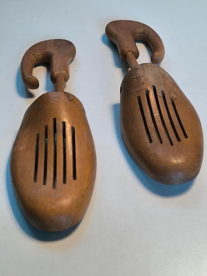 Vintage Franse houten schoenspanners, Antiek en Kunst, Ophalen of Verzenden