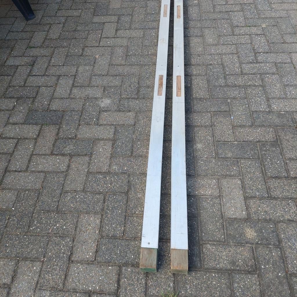 2 Metsersprofielen 3m lang, Doe-het-zelf en Bouw, Ophalen