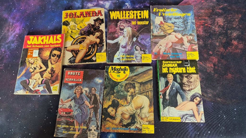 Horror/Erotische pockets Jolanda/Wallestein/Maghella ..., Boeken, Meerdere stripboeken, Ophalen of Verzenden, Gelezen
