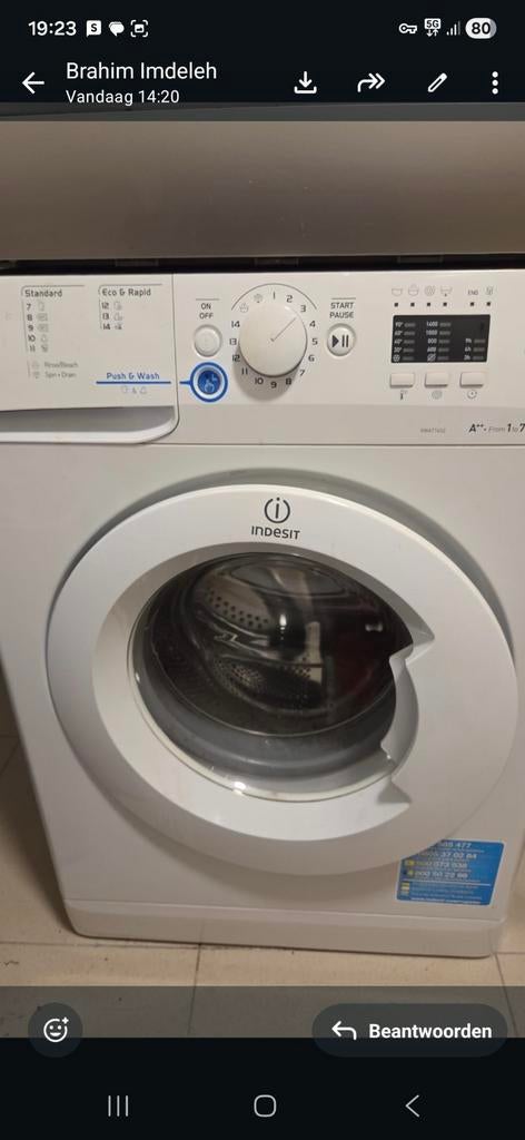 Wasmachine, Ophalen