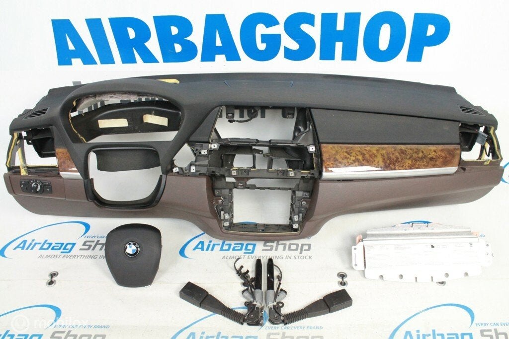 Airbag kit - Tableau de bord brun HUD BMW X5 E70 (2006-2014), Autos : Pièces & Accessoires, Enlèvement ou Envoi, Utilisé