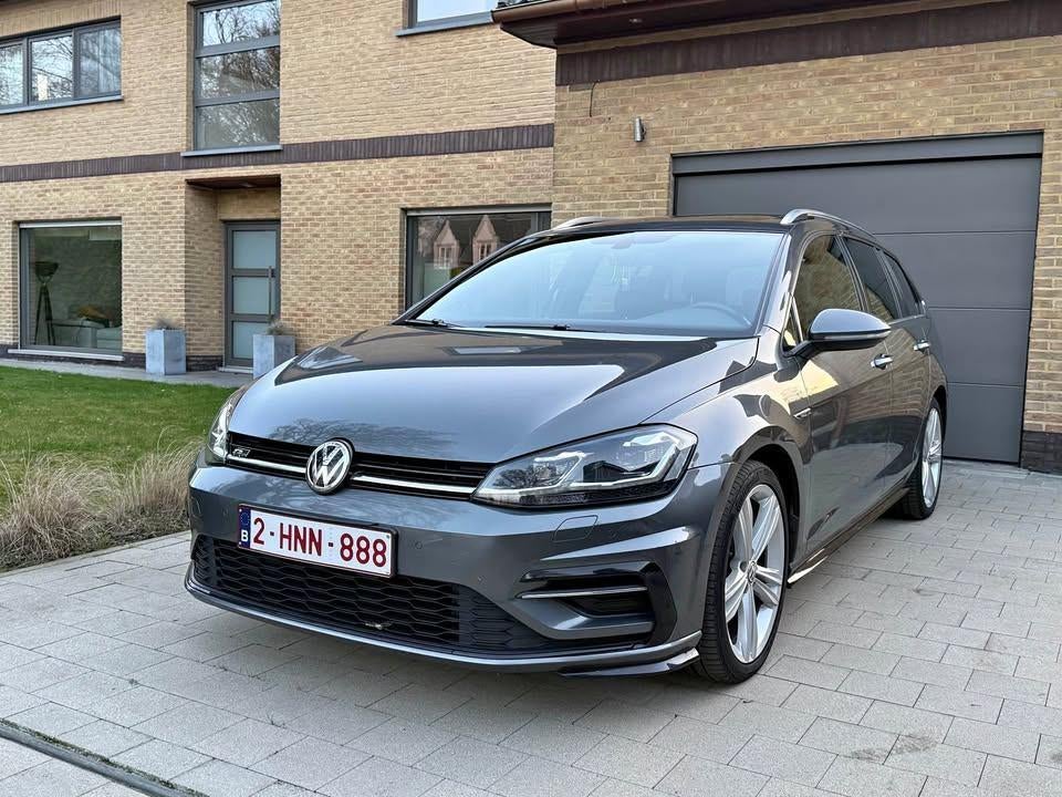 Vw Golf 1.5tsi Rline 2018 DSG met 45.000km, Auto's, Automaat, Alcantara, 5 deurs, Zilver of Grijs