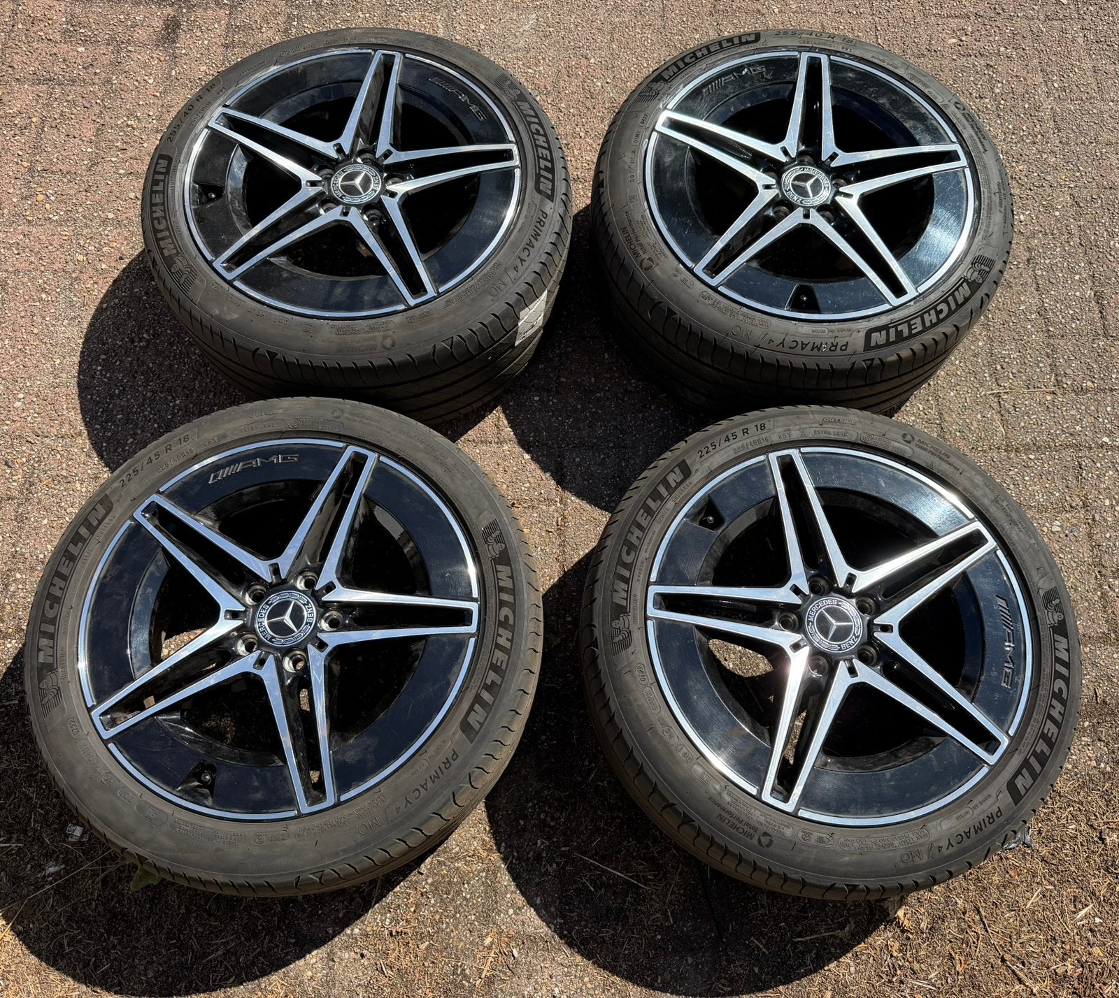 Origineel 18inch AMG velgen, Auto-onderdelen, Banden en Velgen, Band(en), Zomerbanden, Ophalen