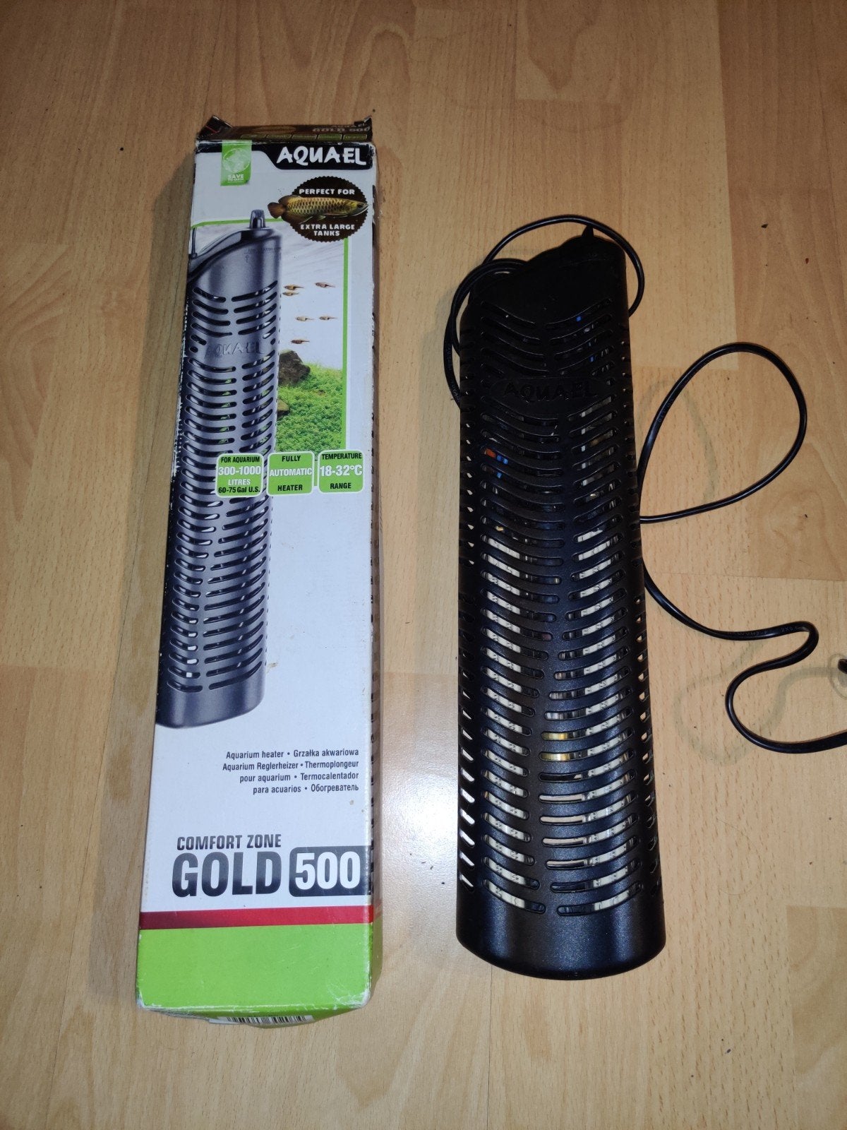 Aquael Comfort Zone Gold 500 — NOUVEAU — Réchauffeur d'aquar, Enlèvement