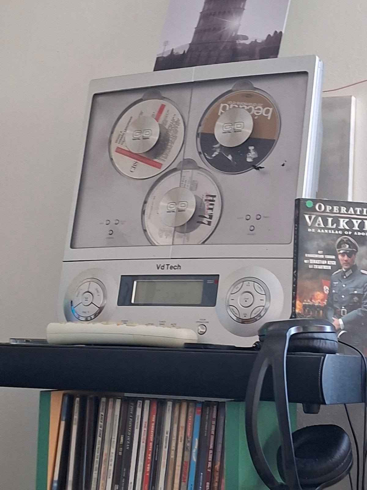Stéréo rétro avec lecteur 3 CD, TV, Hi-fi & Vidéo, Enlèvement ou Envoi