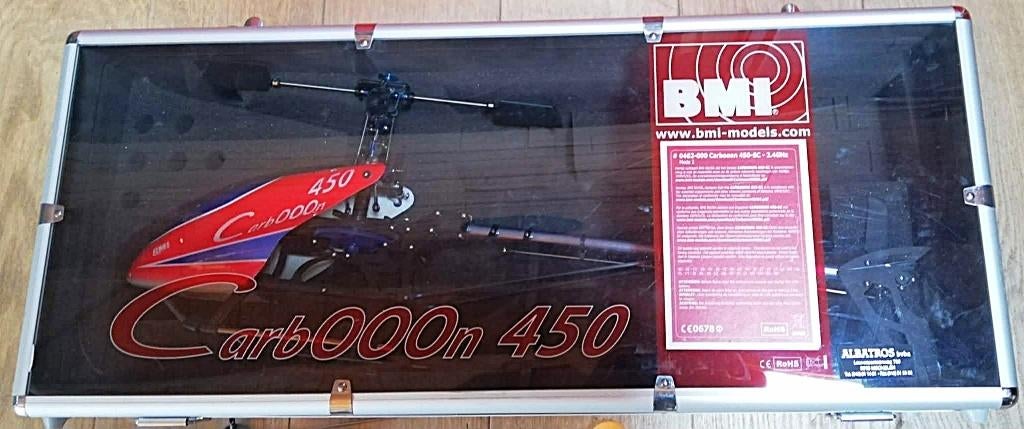 rc  helicopter   BMI    CARB ooon   450, RTF (Ready to Fly), Helikopter, Zo goed als nieuw, Ophalen