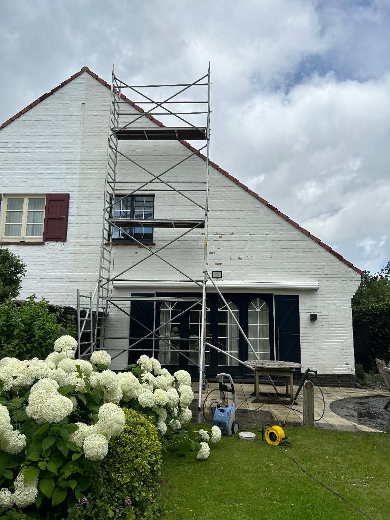 Stelling, Ophalen, Gebruikt, Rolsteiger of Kamersteiger, 5 meter of hoger