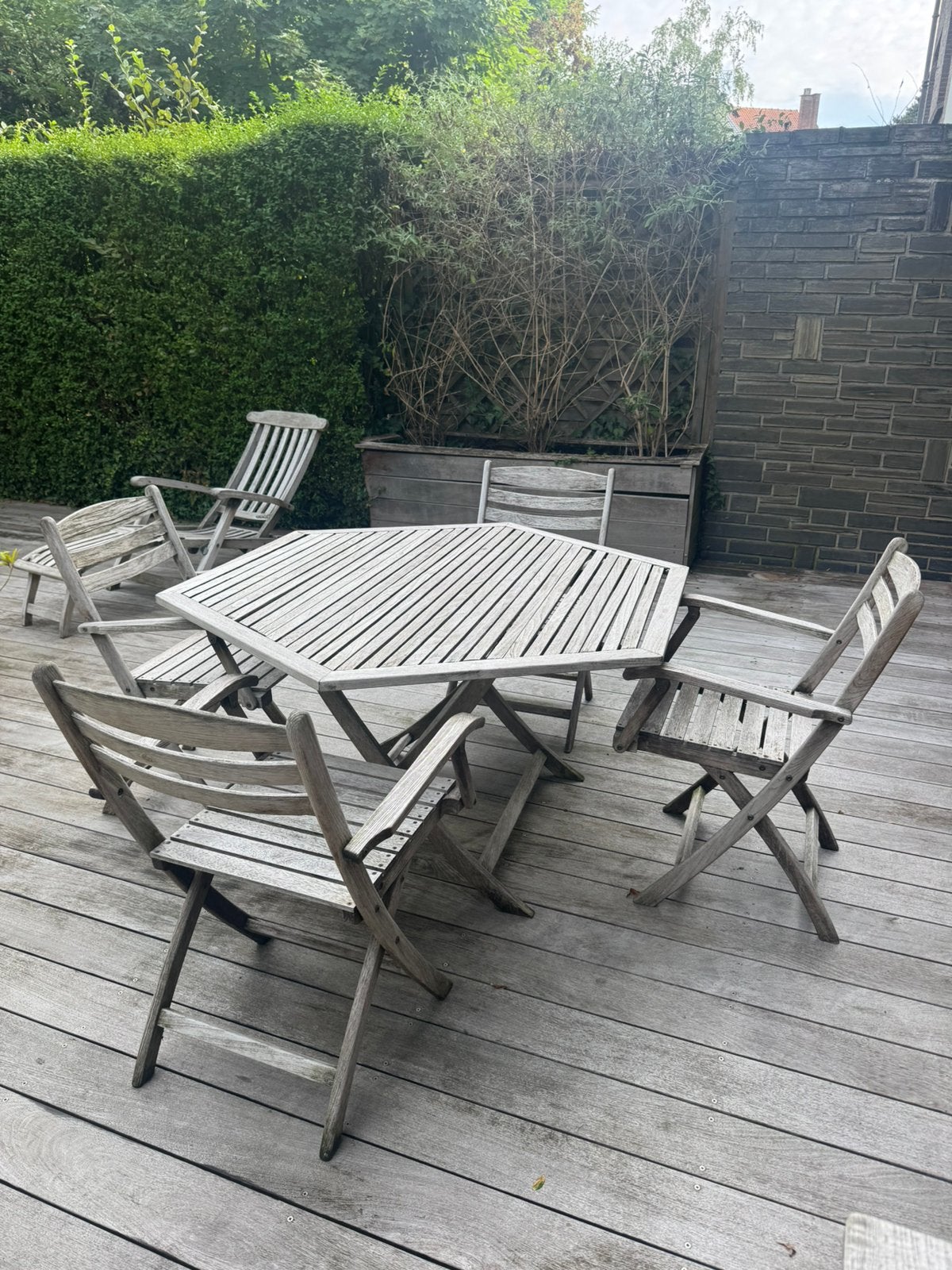 Chaises et tables de jardin, Enlèvement, Utilisé