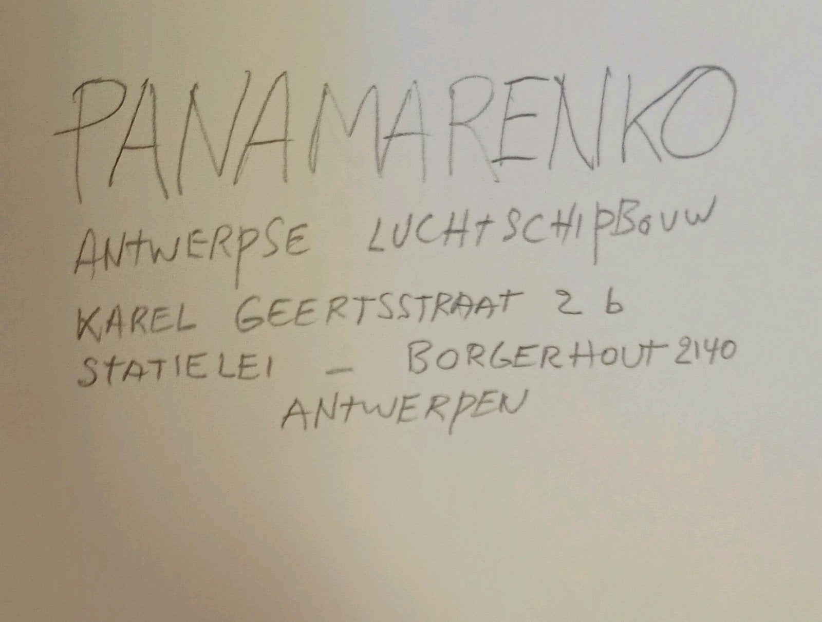 panamarenko Antwerpse luchtschipbouw, Enlèvement ou Envoi