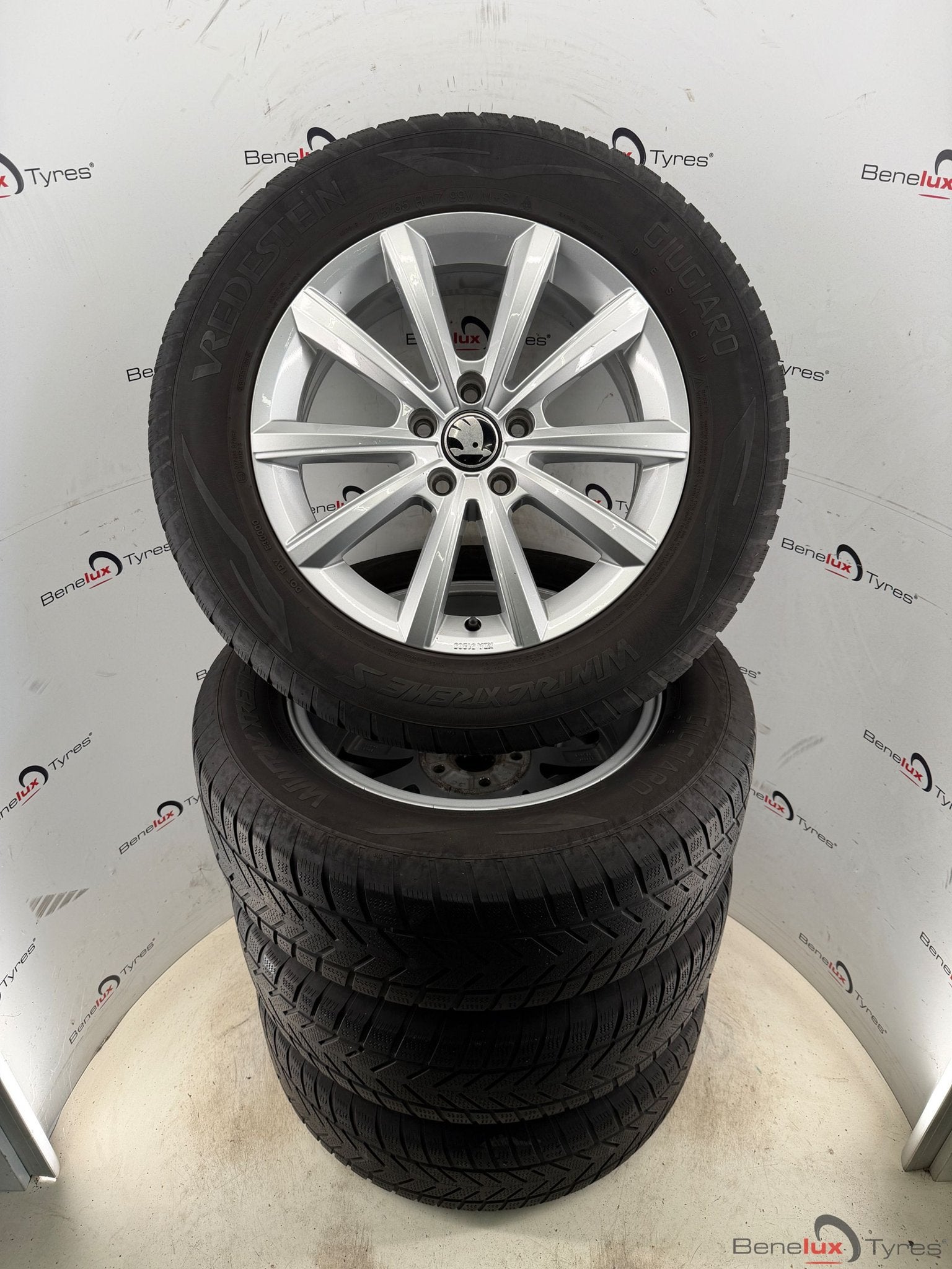 Skoda Elroy Enyaq Karoq Kodiaq Octavia Superb Yeti GT Tiguan, Auto-onderdelen, -, -, Banden en Velgen, 17 inch