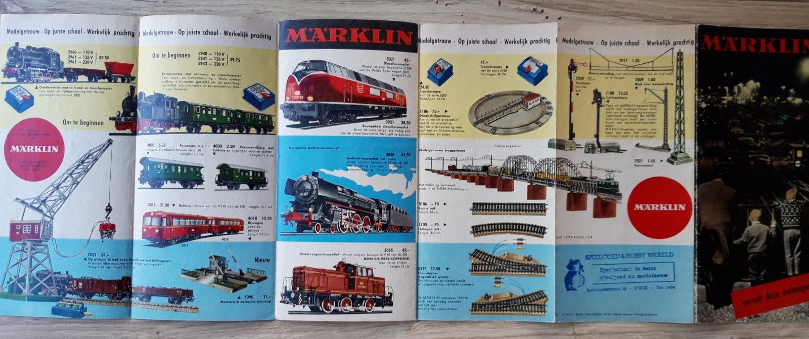 Marklin folder 1965/66, Hobby en Vrije tijd, Ophalen of Verzenden