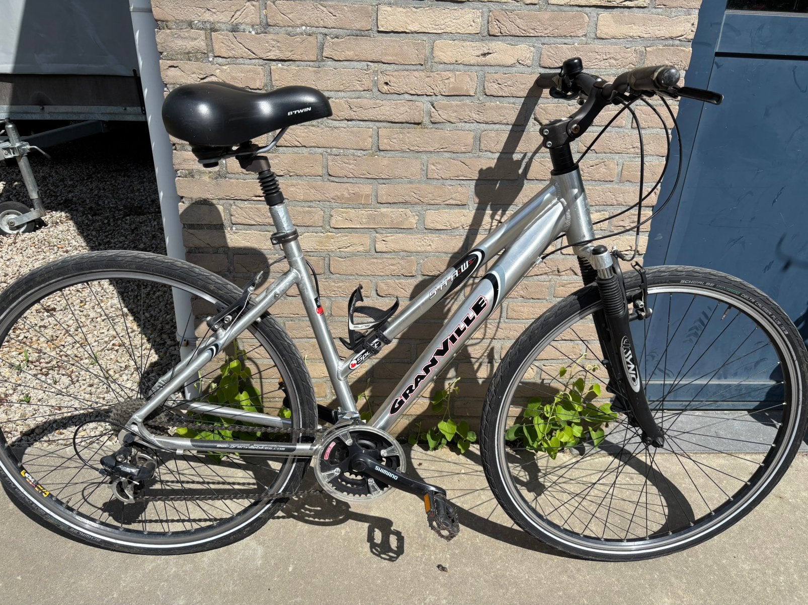 Hybride fiets Granville Shaw maat M, Gebruikt, Velgrem, Meer dan 20 versnellingen, Ophalen