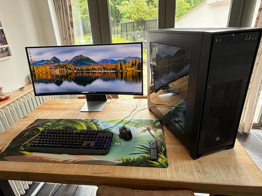 Complete gaming pc 10700k rtx 3070 oled 34 inch, Computers en Software, Desktop Pc's, Zo goed als nieuw, SSD, Gaming, Ophalen