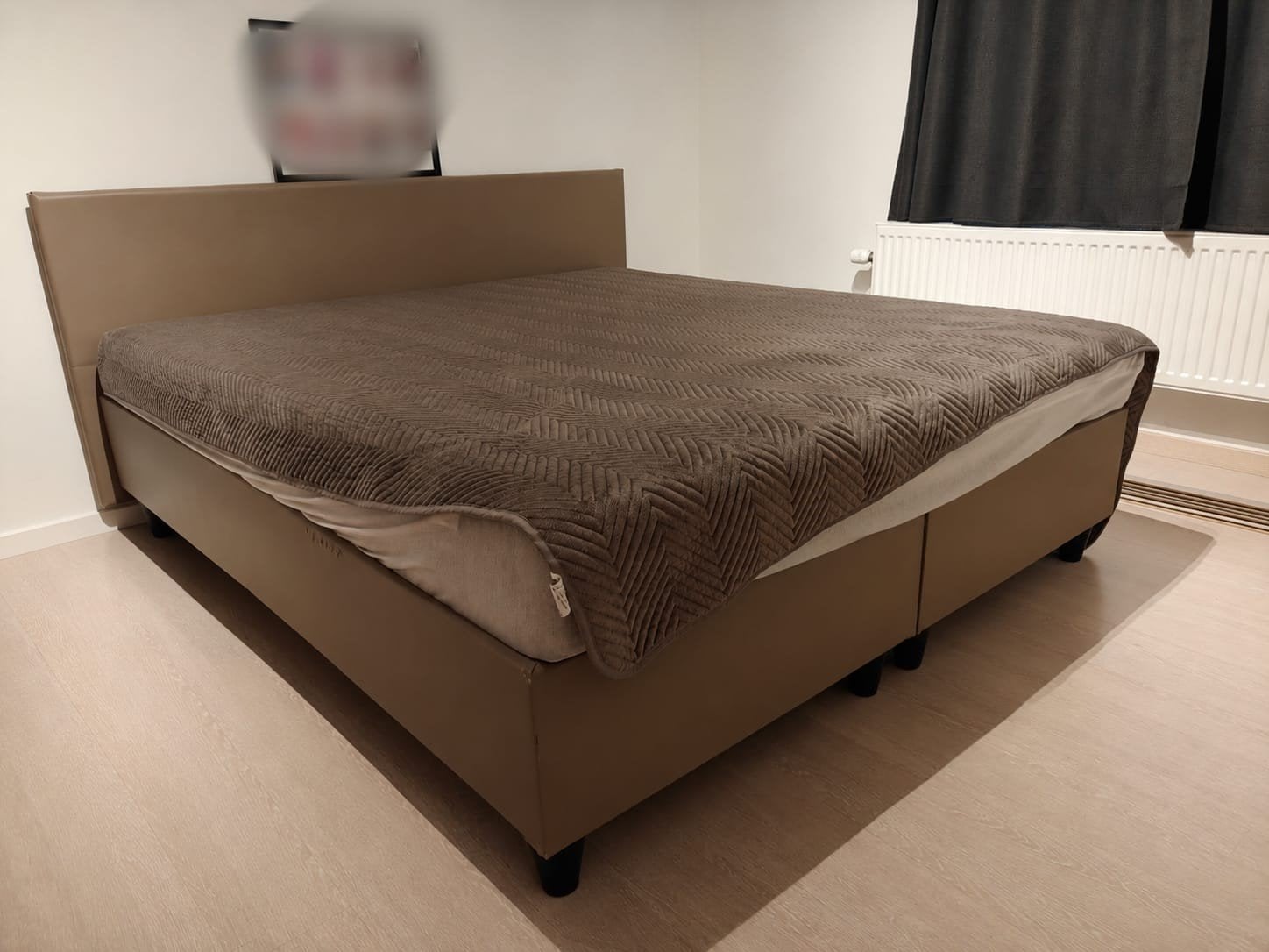 Boxspring 140x200 cm, Huis en Inrichting, Slaapkamer | Boxsprings, Ophalen, Bruin