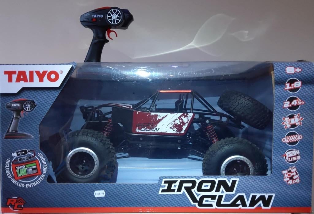 Telegeleide auto Iron Claw 1:8 RC 4x4 rock climber, Ophalen, Zo goed als nieuw, Schaal 1:8