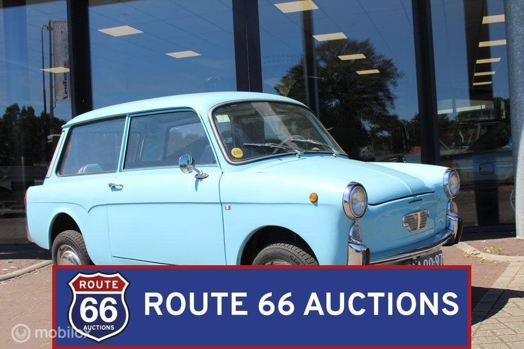 Autobianchi Bianchina Panoramica | 1964 | Route 66 Auctions, Auto's, Oldtimers, Overige merken, Zwart, Bedrijf, Handgeschakeld