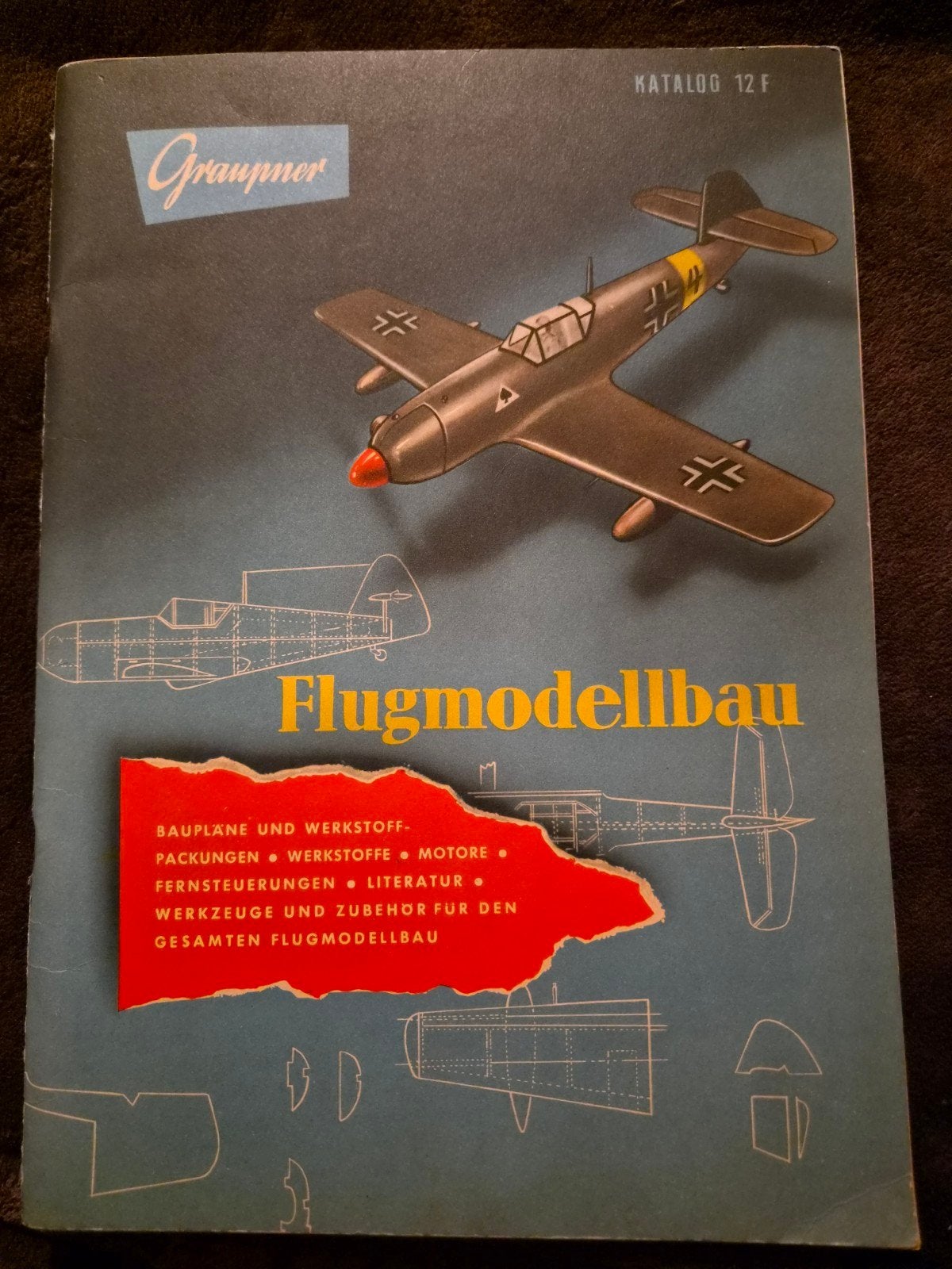 catalogue graupner flugmodelbau  04/1955, Hobby & Loisirs créatifs, Enlèvement ou Envoi