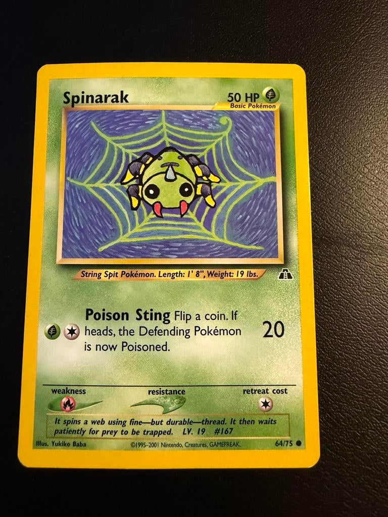 Spinarak 64/75, Ophalen of Verzenden, Zo goed als nieuw, Losse kaart