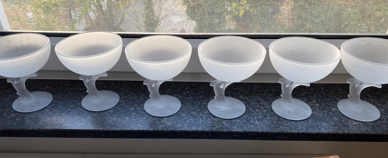 6 coupes aperitief, desserts…, Enlèvement, Comme neuf
