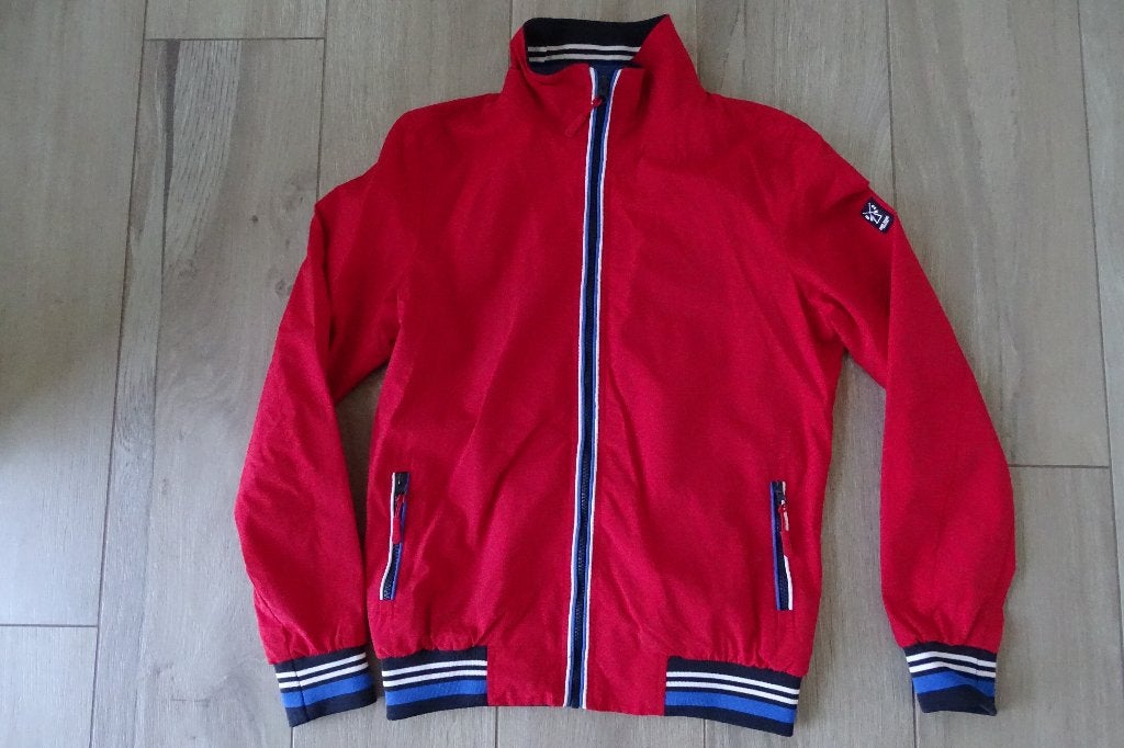 Knalrode jas Cars jeans maat 16 / 176, Ophalen of Verzenden, Zo goed als nieuw, Jas, Jongen