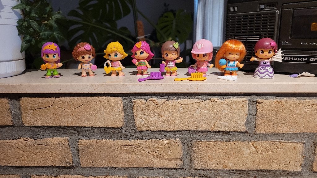 Lot de 8 poupées Pinypon, Kinderen en Baby's, Ophalen of Verzenden, Gebruikt