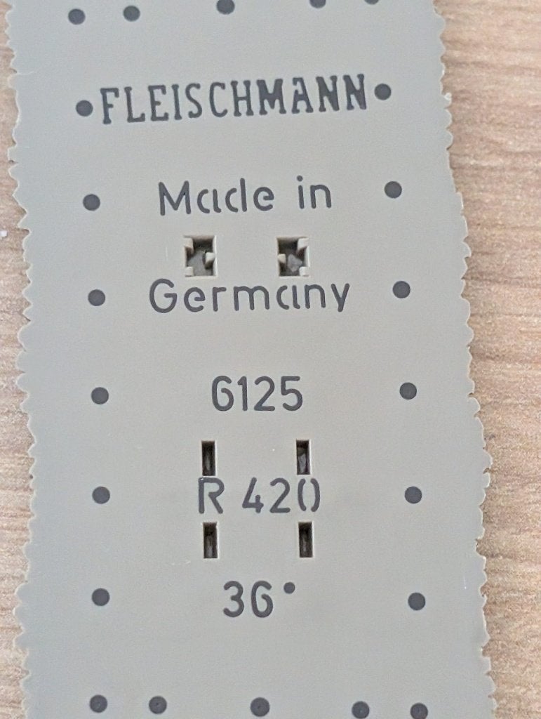 7 x Fleischmann 6125 H0 Gebogen rail 420 mm Profi-rails, Ophalen of Verzenden, Zo goed als nieuw, Rails, Fleischmann
