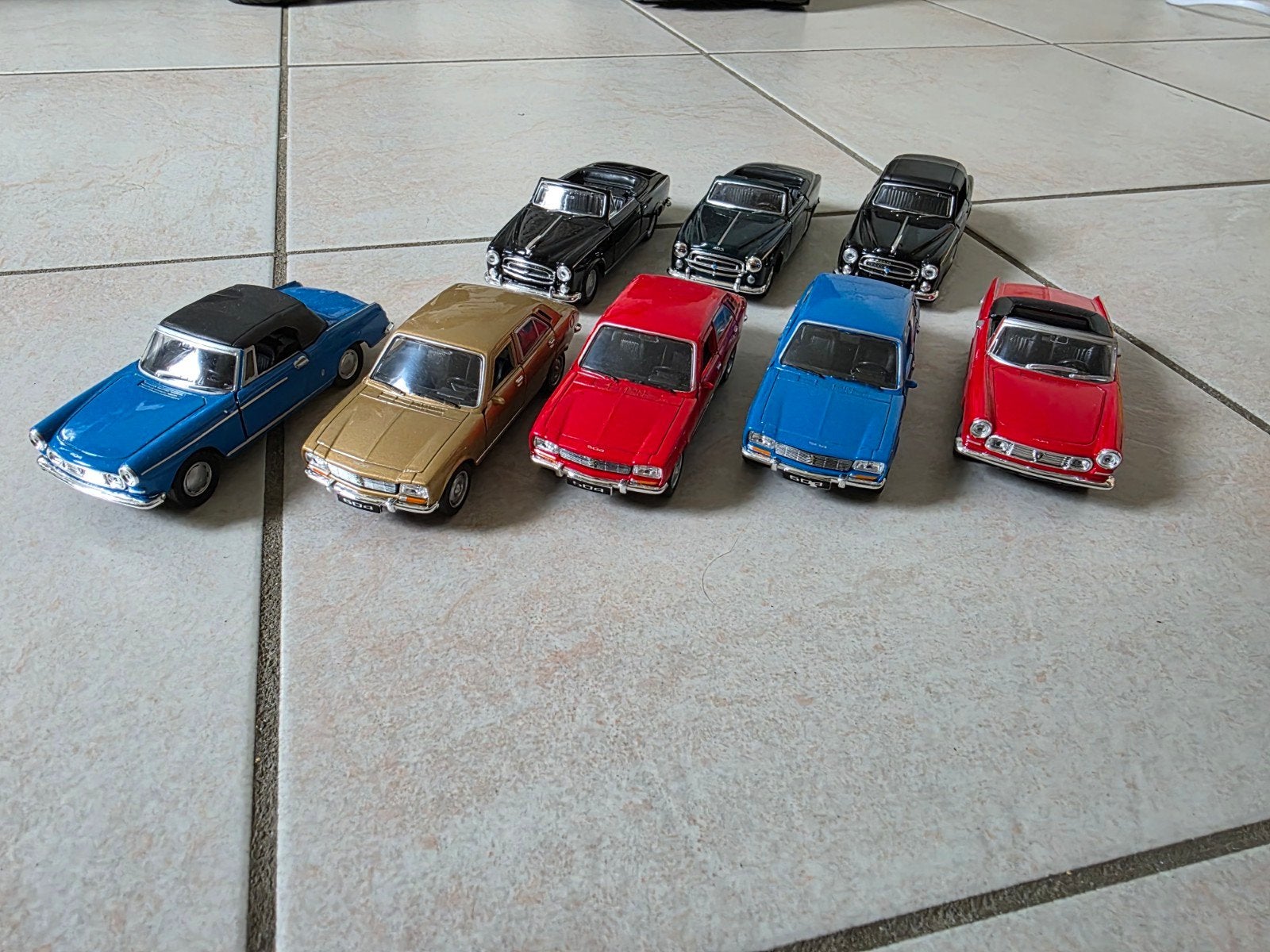 collectie Peugeot, Ophalen