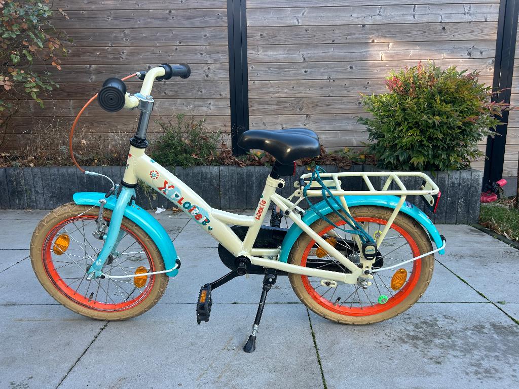 Kinderfiets Loekie 16inch, Fietsen en Brommers, Ophalen, Terugtraprem, Loekie, 16 tot 20 inch